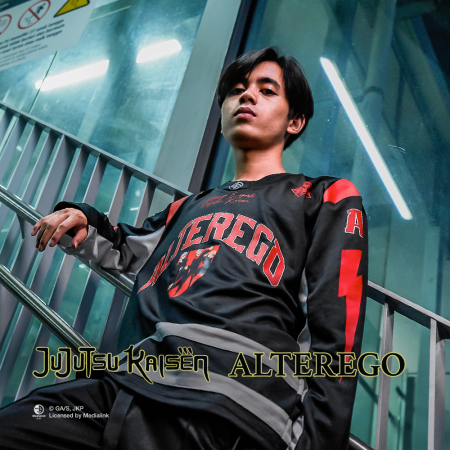 ALTER EGO X JUJUTSU KAISEN CASUAL JERSEY BLACK