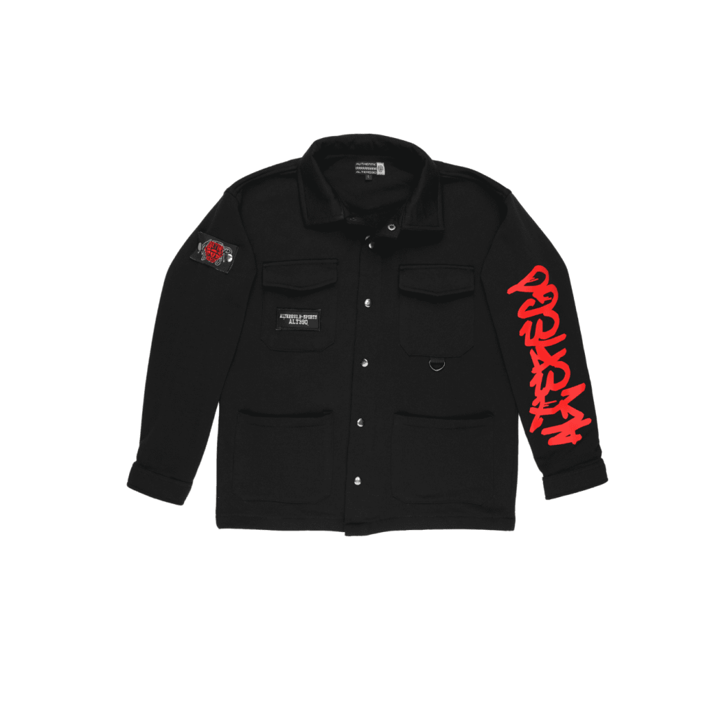 ALT390 Black Overshirt Jacket